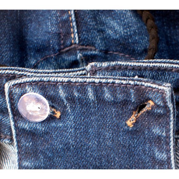 Lucky Brand Lace Up Bridgette Capri Flare Sz 6 - Picture 4 of 9